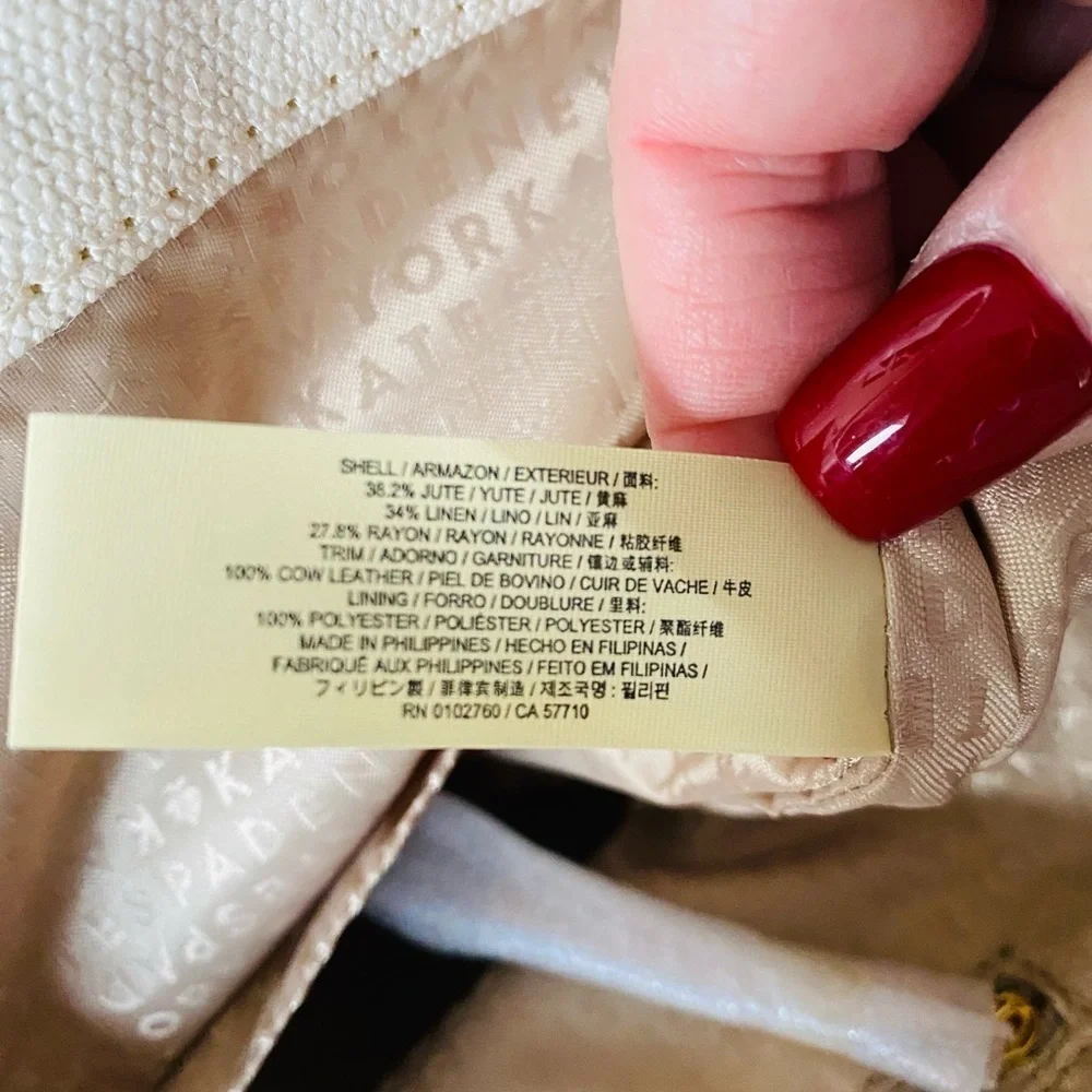 Rare kate spade Lott Street Francis Natural/Gulabi tote